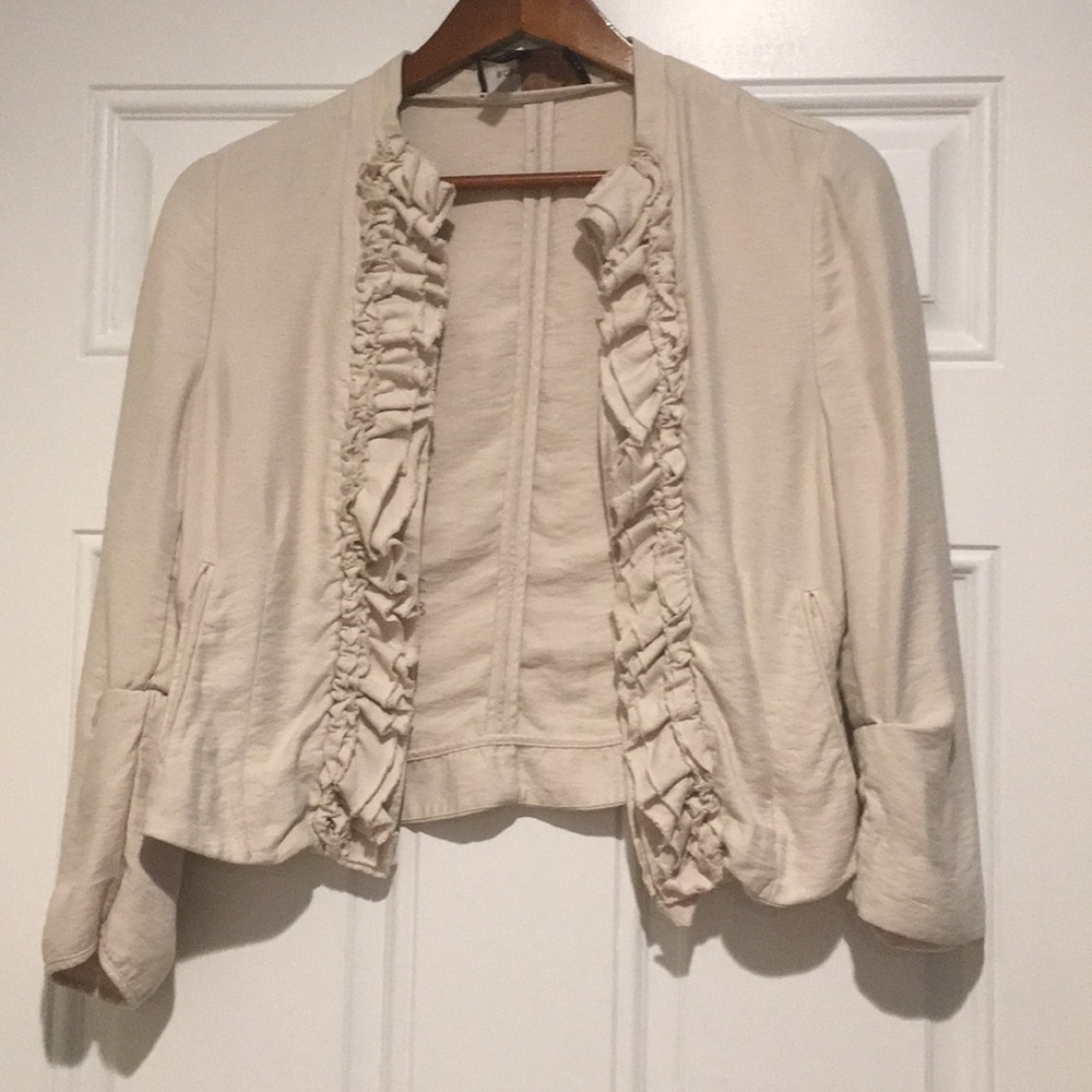 BCBG Ruffled Jacket
